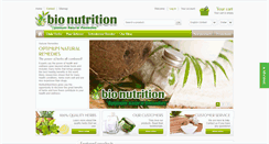 Desktop Screenshot of bionutritionstore.com
